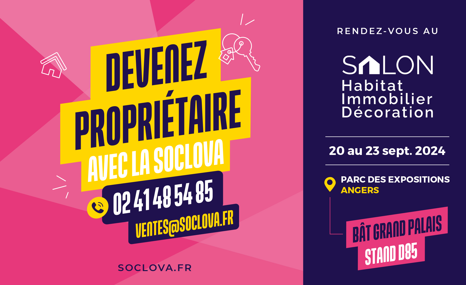 Salon de l'habitat 2024 Angers Soclova